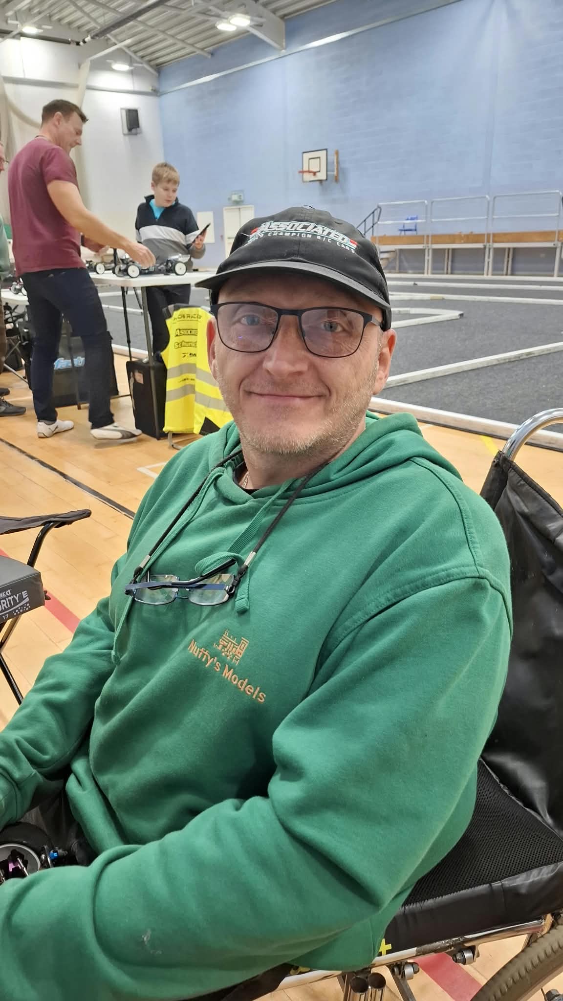 Mark Redmond at the club track
